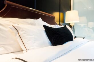 black and white bedding