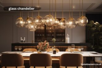 glass chandelier