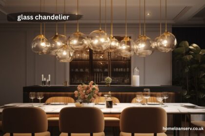 glass chandelier