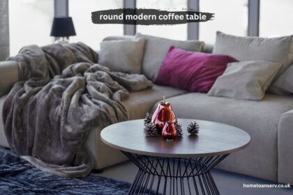 round modern coffee table