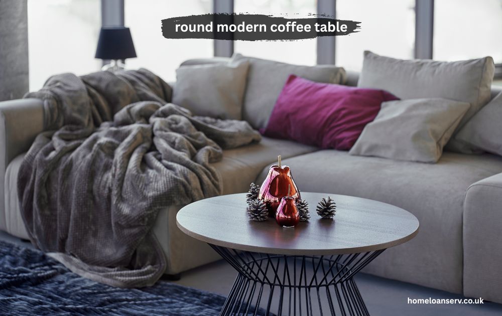 round modern coffee table