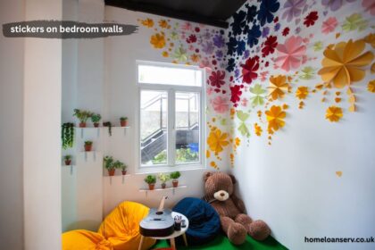 stickers on bedroom walls