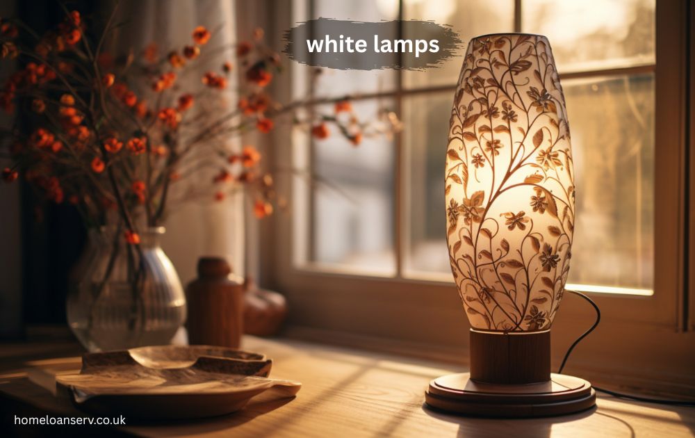 white lamps
