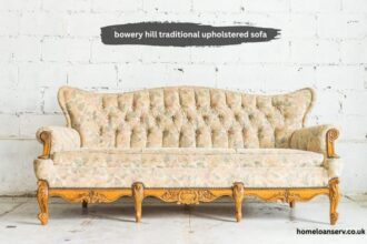 bowery hill traditional upholstered sofa