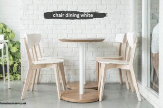 chair dining white